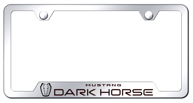 Dark Horse Cut-Out Frame - Laser Etched Mirrored