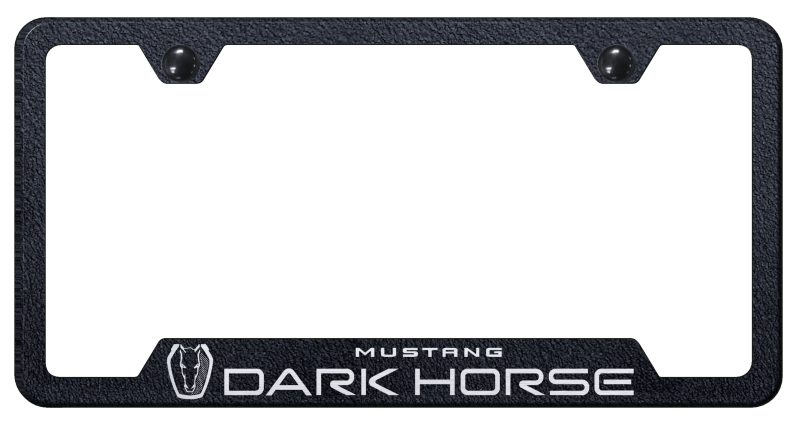 Dark Horse Cut-Out Frame - Laser Etched Rugged Black