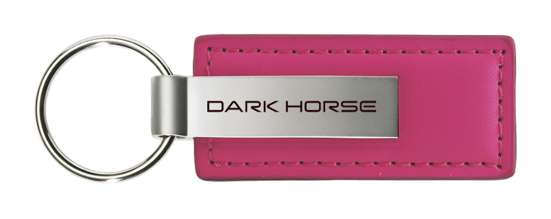 Dark Horse Leather Key Fob - Pink