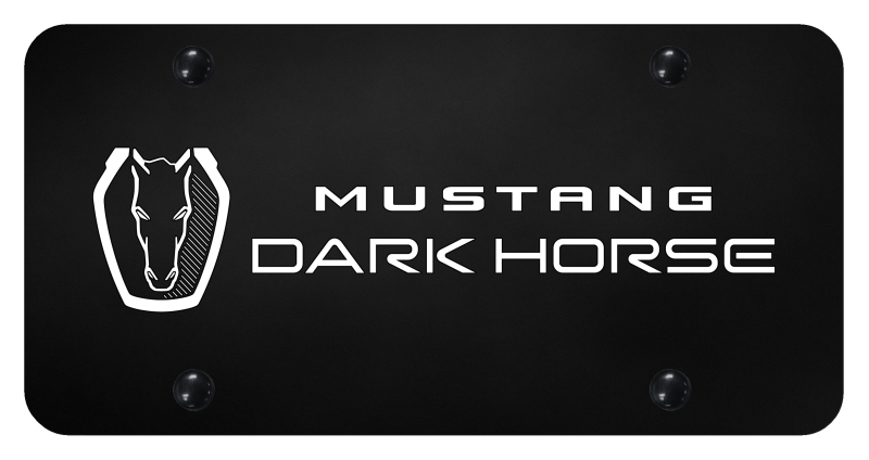 Dark Horse License Plate - UV Print on Black