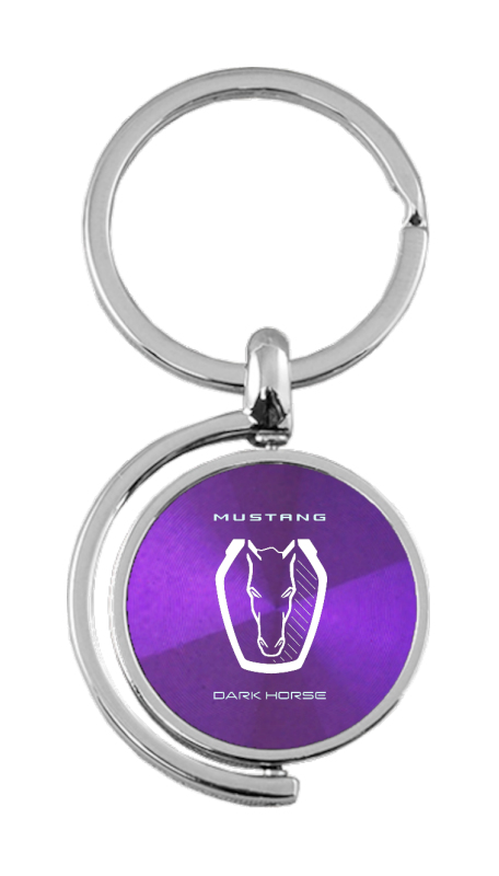 Dark Horse Spinner Key Fob - Purple