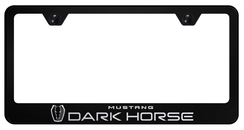 Dark Horse Stainless Steel Frame - Laser Etched Black
