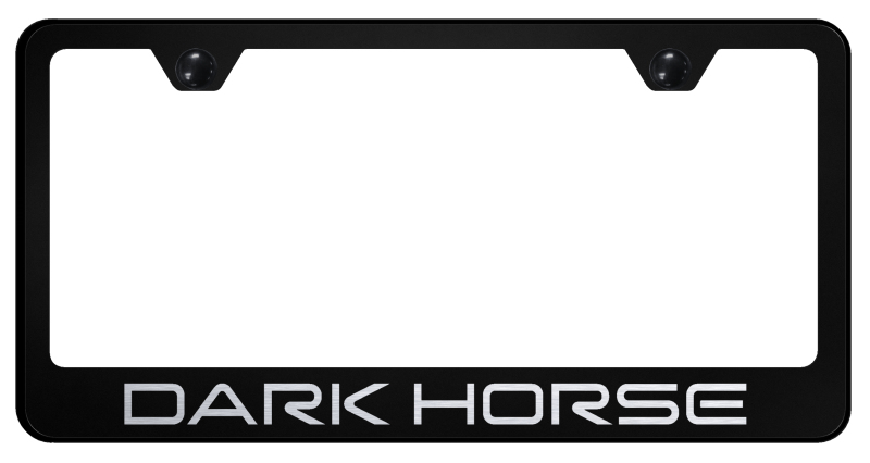Dark Horse Stainless Steel Frame - Laser Etched Black