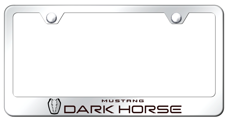 Dark Horse Stainless Steel Frame - Laser Etched Mirrored