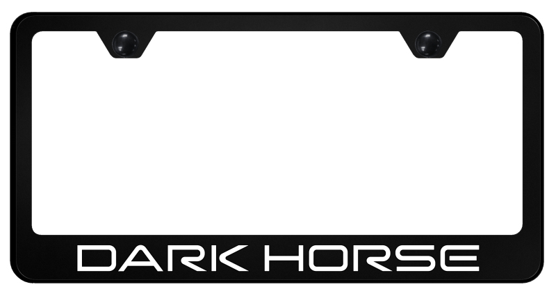 Dark Horse Stainless Steel Frame - UV Print on Black