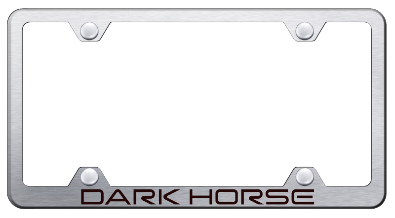 Dark Horse Steel Wide Body Frame - Laser Etched Brushed