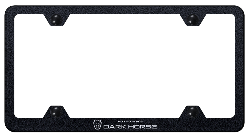 Dark Horse Steel Wide Body Frame - Laser Etched Rugged Black