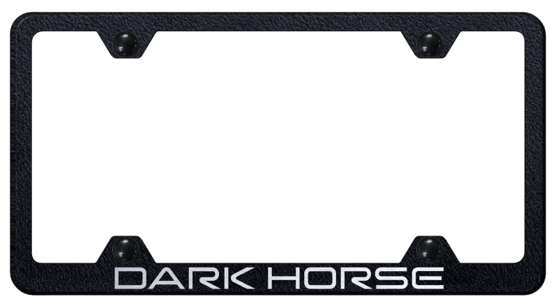 Dark Horse Steel Wide Body Frame - Laser Etched Rugged Black