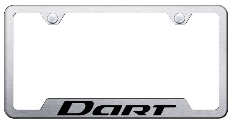 Dart Cut-Out Frame - Laser Etched Brushed