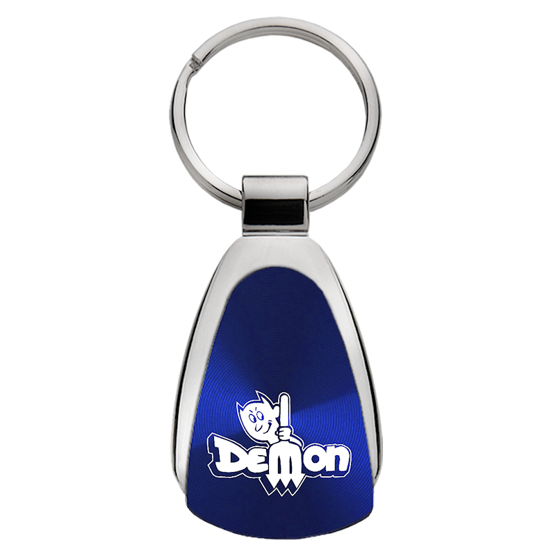 Demon Teardrop Key Fob - Blue