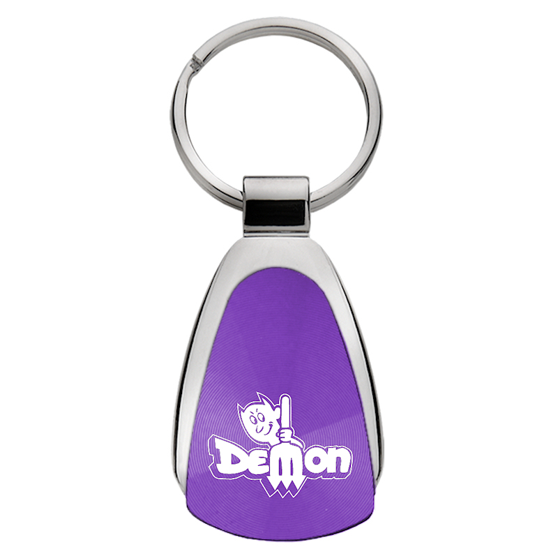 Demon Teardrop Key Fob - Purple