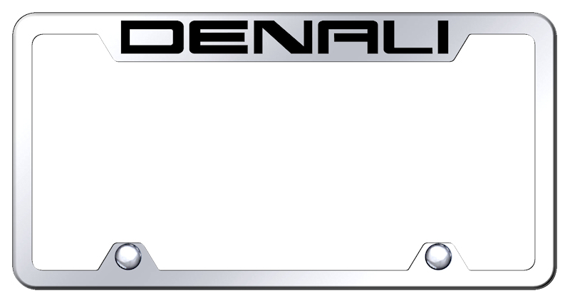 Denali Steel Truck Cut-Out Frame - Laser Etched Mirrored