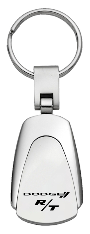 Dodge R/T Teardrop Key Fob - Silver