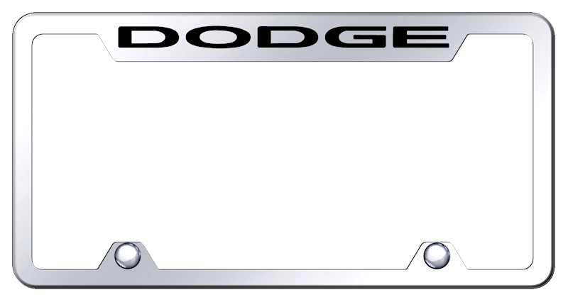 Dodge Steel Truck Cut-Out Frame - Laser Etched Mirrored