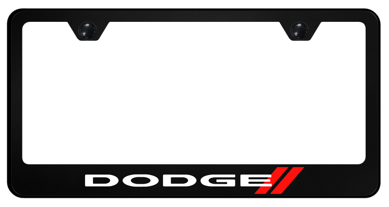 Dodge Stripe PC Frame - UV Print on Black