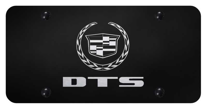 DTS License Plate - Laser Etched Black