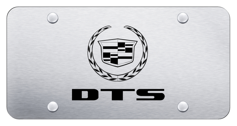 DTS License Plate - Laser Etched Brushed