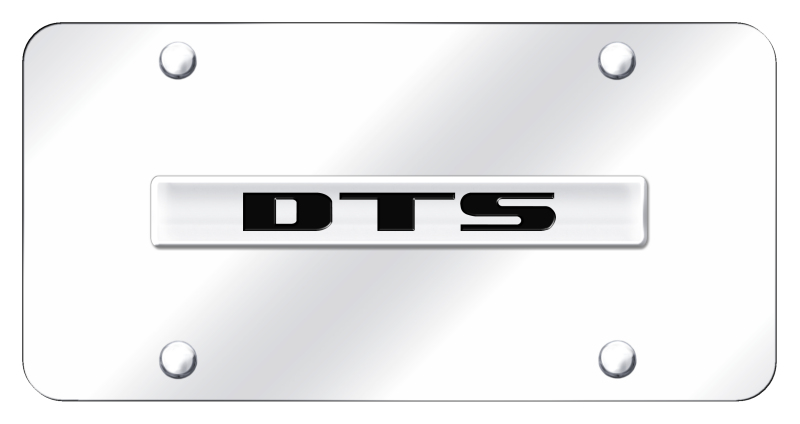 DTS Name License Plate - Chrome on Mirrored