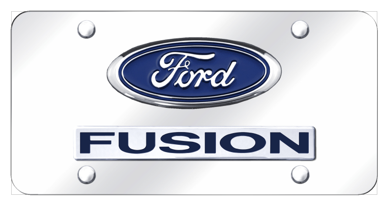 Dual Fusion License Plate - Chrome on Mirrored