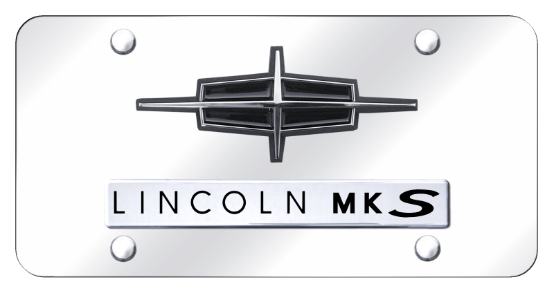 Dual MKS License Plate - Chrome on Mirrored