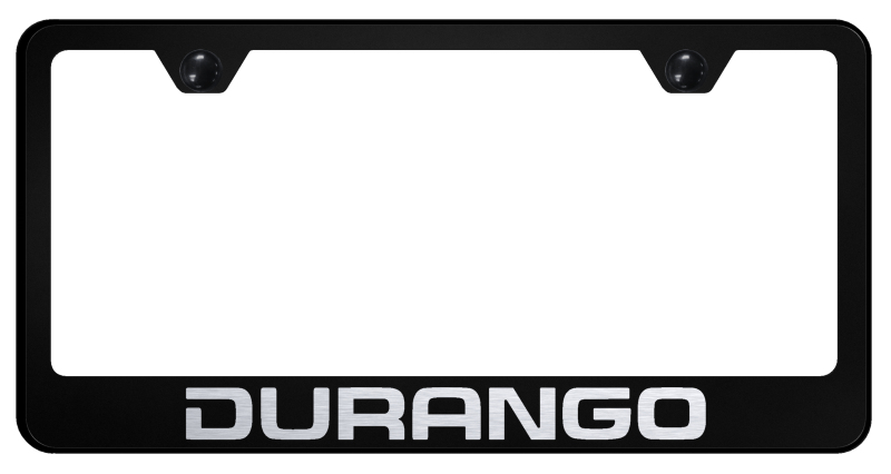 Durango Stainless Steel Frame - Laser Etched Black