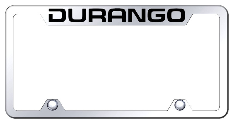Durango Steel Truck Cut-Out Frame - Laser Etched Mirrored