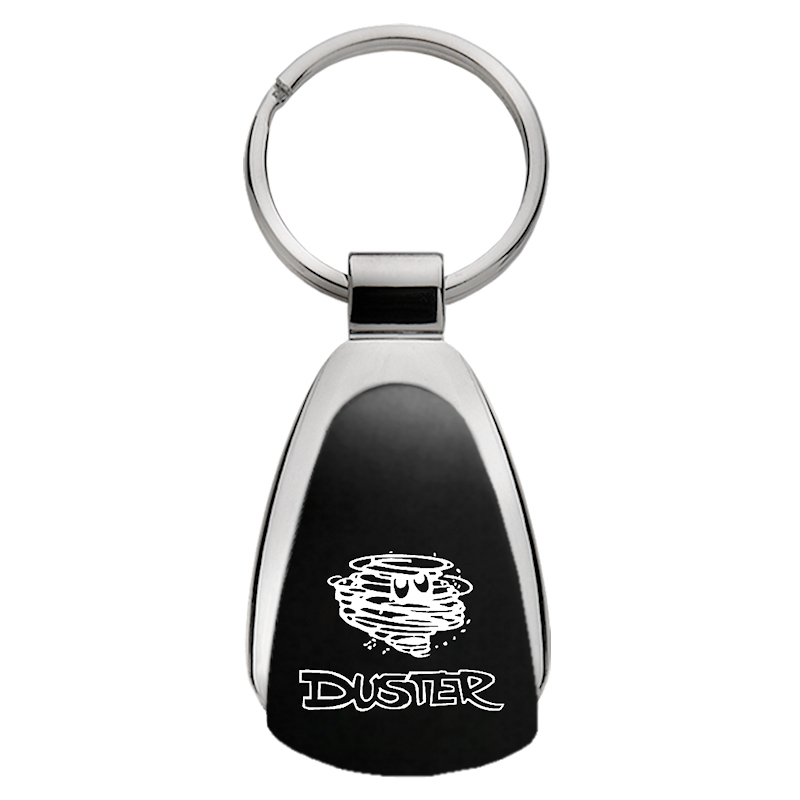 Duster Teardrop Key Fob - Black