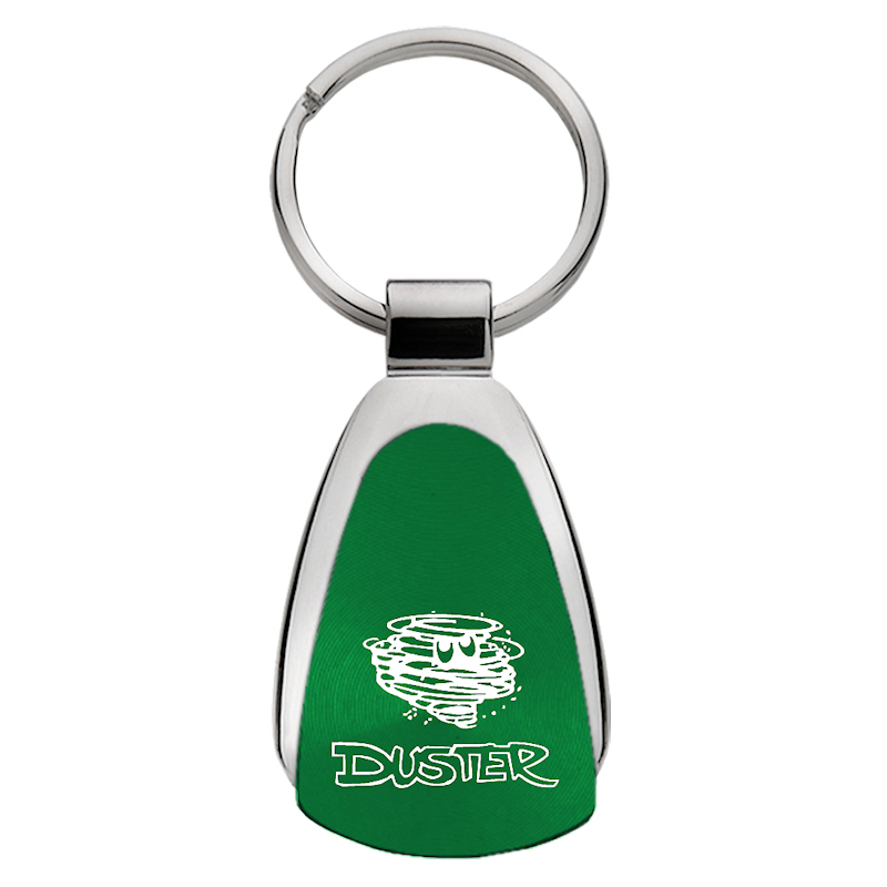 Duster Teardrop Key Fob - Green