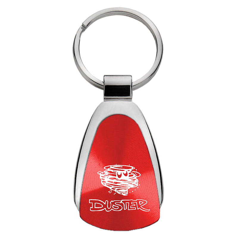 Duster Teardrop Key Fob - Red