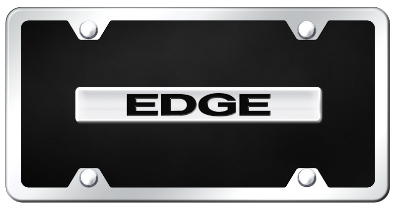 Edge Name Acrylic Kit - Chrome on Black