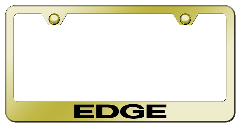 Edge Stainless Steel Frame - Laser Etched Gold
