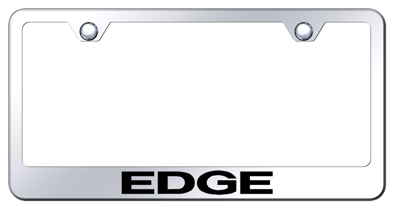 Ford Edge Laser Etched Stainless Steel License Plate Frame - Finish:Mirror