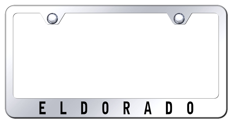 Eldorado Stainless Steel Frame - Laser Etched Mirrored