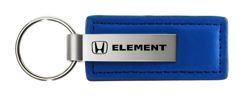 Element Leather Key Fob - Blue