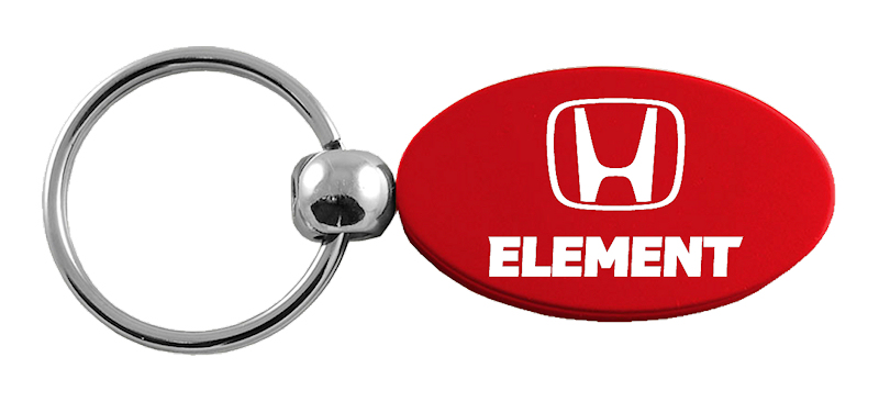 Element Oval Key Fob - Red