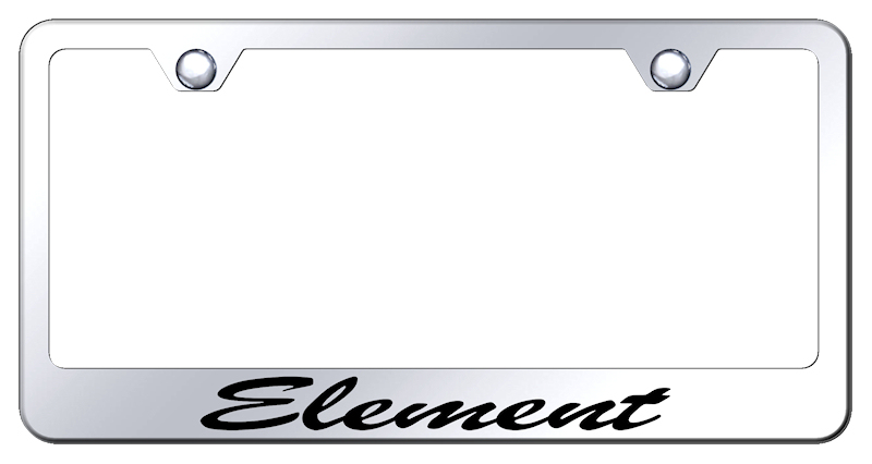 Element Script Stainless Steel Frame - Laser Etched Mirrored