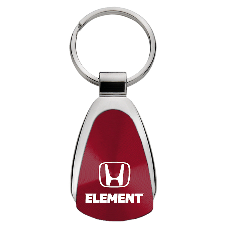 Element Teardrop Key Fob - Burgundy