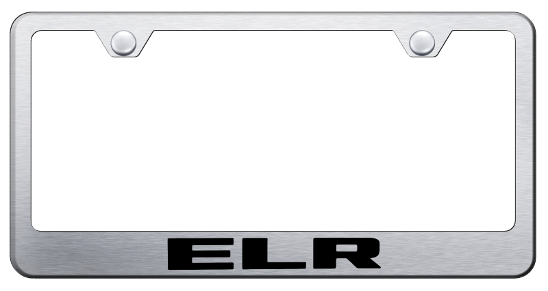 ELR Stainless Steel Frame - Laser Etched Brushed