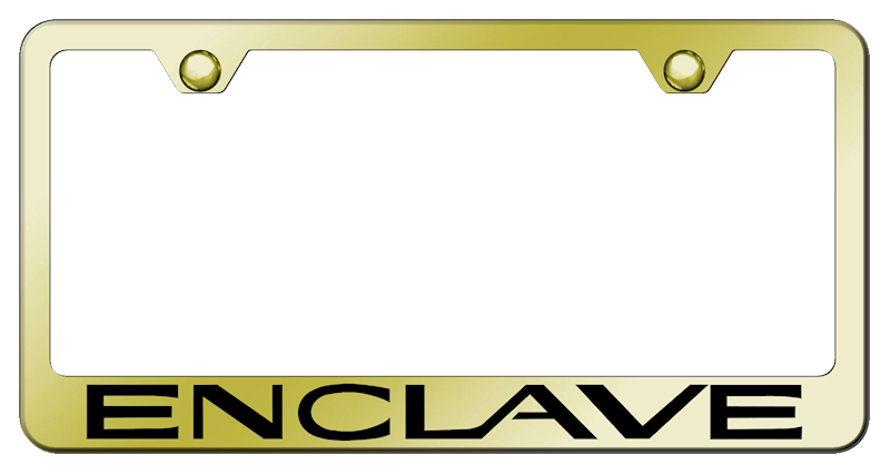 Enclave Stainless Steel Frame - Laser Etched Gold