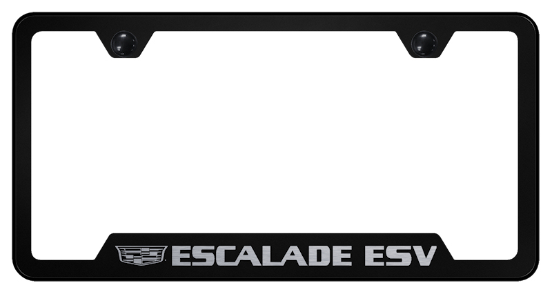 Escalade ESV 2014 Cut-Out Frame - Laser Etched Black