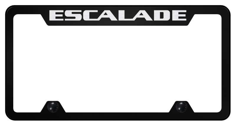 Escalade Steel Truck Cut-Out Frame - Laser Etched Black
