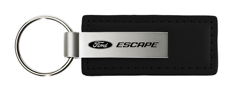 Escape Leather Key Fob - Black