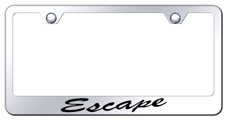 Escape Script Stainless Steel Frame - Laser Etched Mirrored