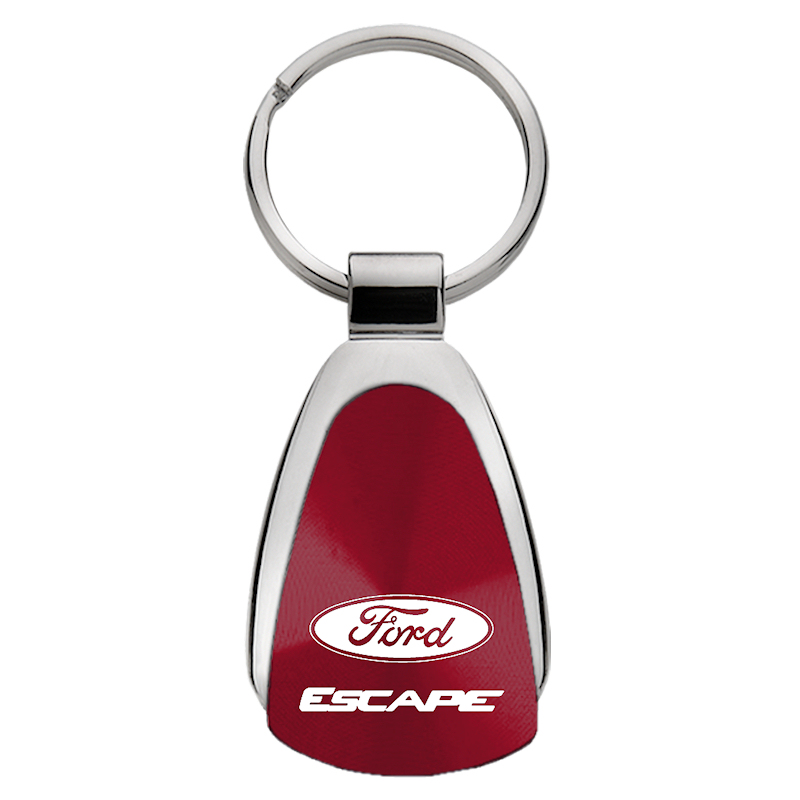 Escape Teardrop Key Fob - Burgundy
