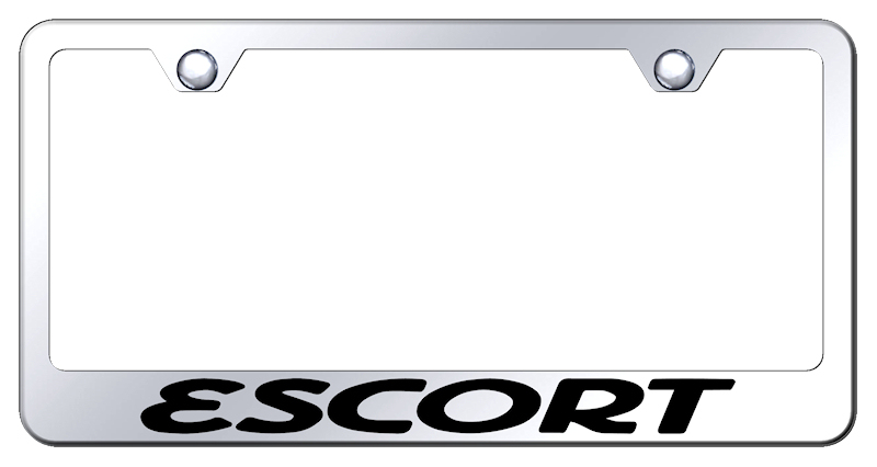 Escort Stainless Steel Frame - Laser Etched Mirrored