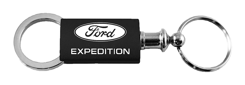 Expedition Anodized Aluminum Valet Key Fob - Black