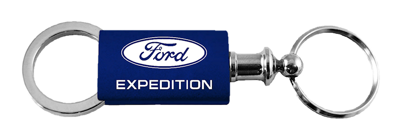 Expedition Anodized Aluminum Valet Key Fob - Navy