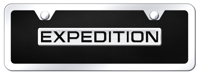 Expedition Name Acrylic Mini Kit - Chrome on Black