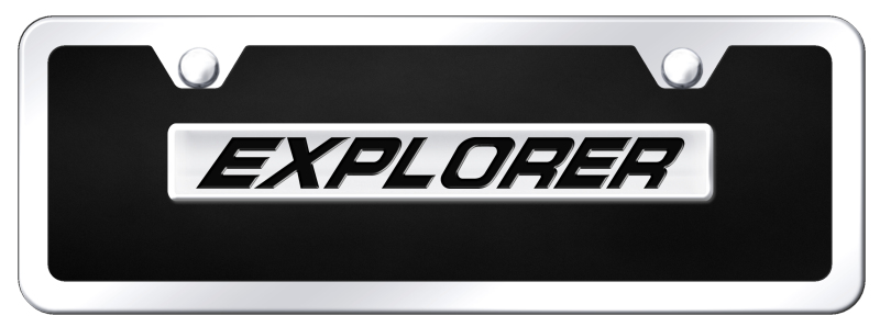 Explorer Name Acrylic Mini Kit - Chrome on Black