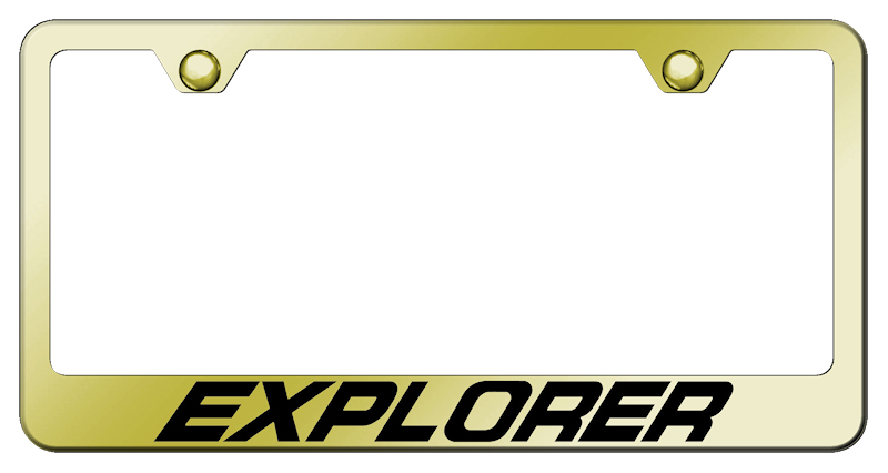 Explorer Stainless Steel Frame - Laser Etched Gold